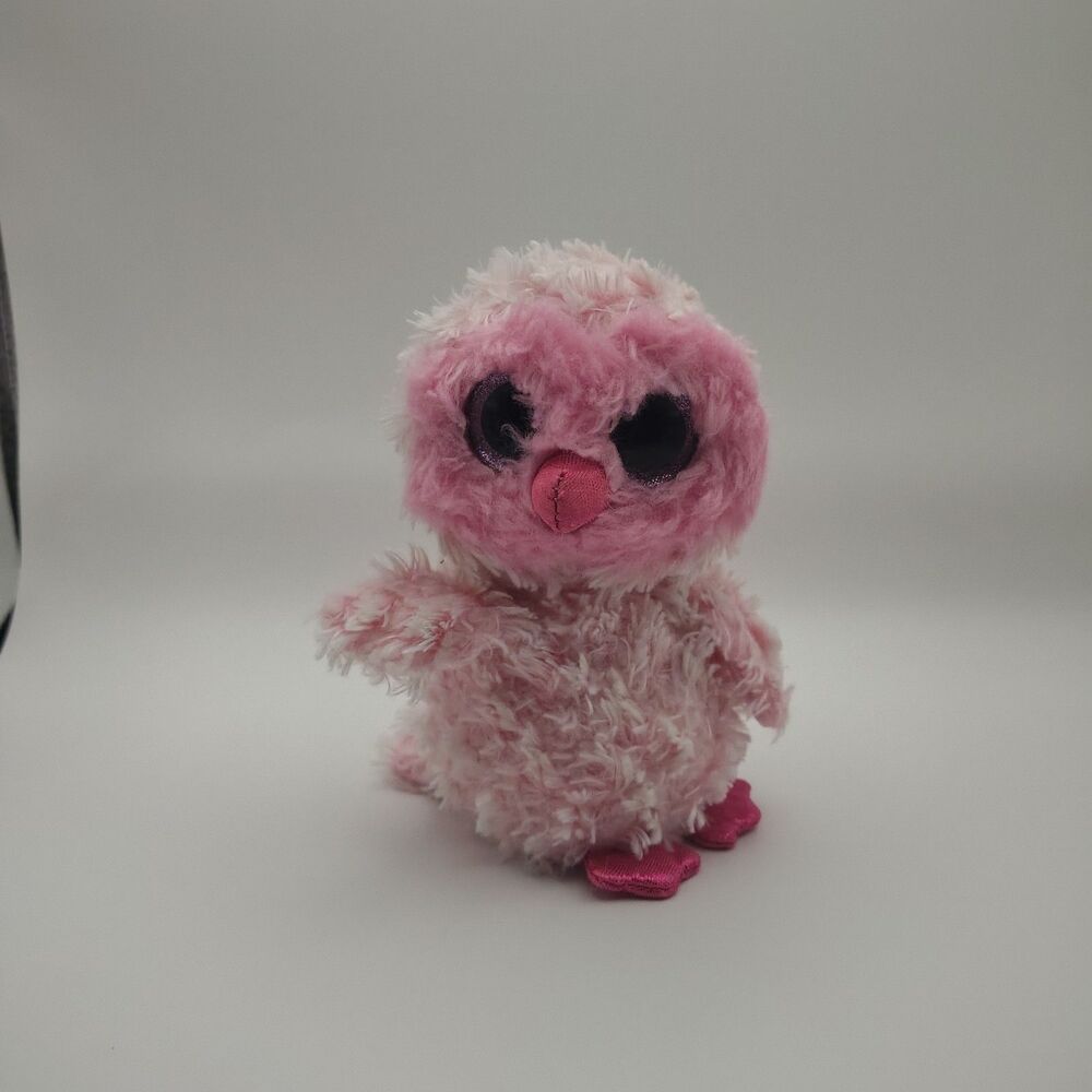 Ty Beanie Boos Twiggy the Pink Owl 2017 - Picture 7 of 14